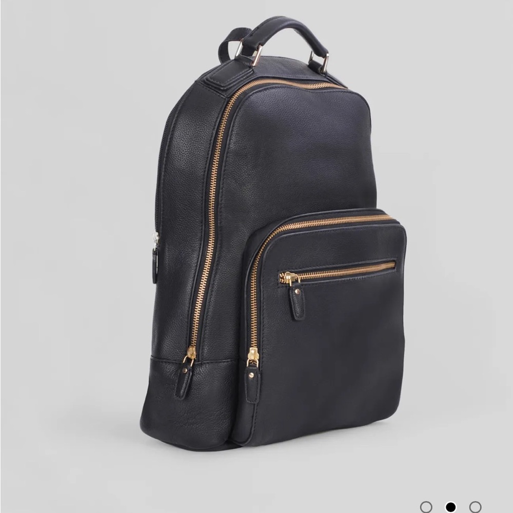 Ruby Genuine Black Leather Backpack - Wilson’s Leather